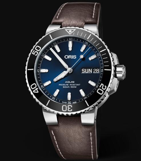 Review Oris Aquis Big Day Date 45.5mm 01 752 7733 4135-07 5 24 10EB Replica Watch
